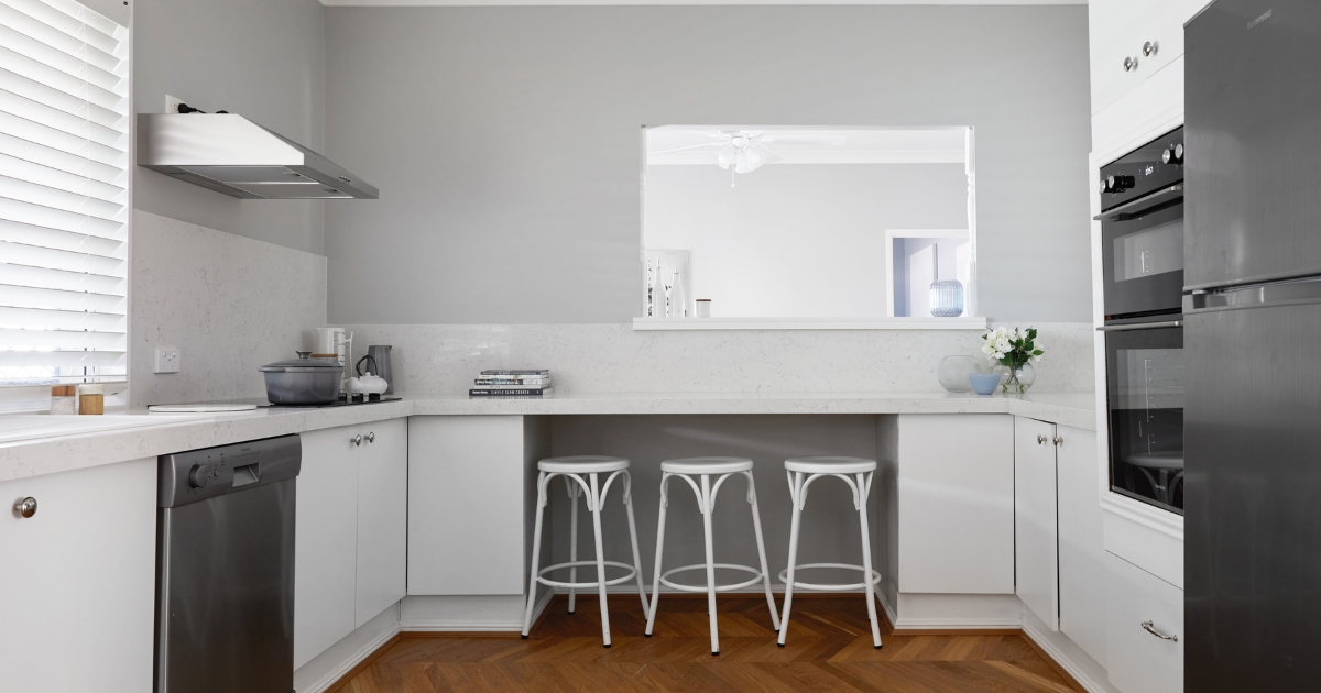 Lyskamm marble in Selling Houses Australia kitchen transformation